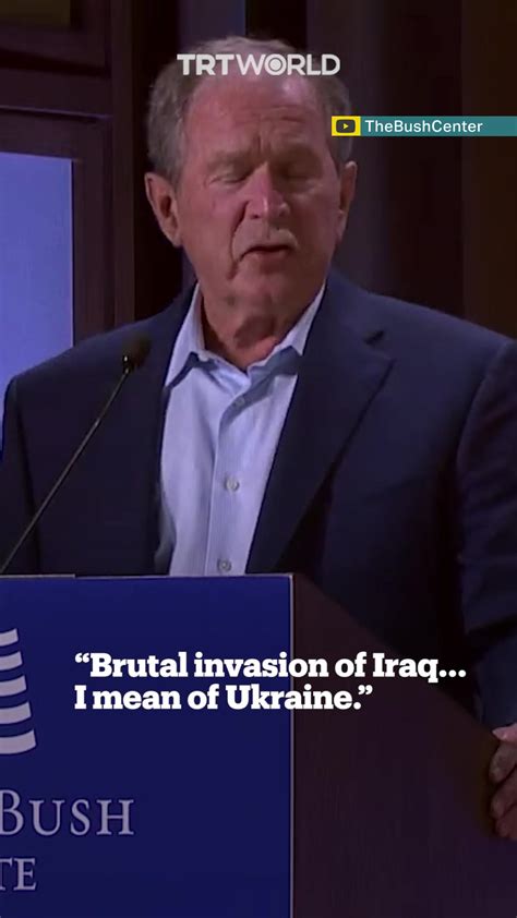 “the Decision Of One Man To Launch A Wholly Unjustified And Brutal Invasion Of Iraq I Mean Of