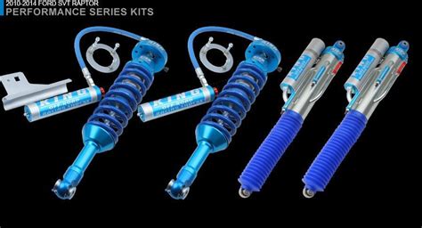 King Performance Series Rear Bypass Shock Kit For 2010 Current Ford