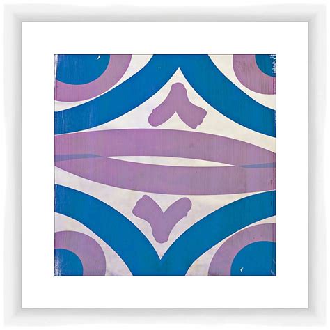 Lavender And Teal Transitions I 17 12 Square Wall Art 8k343
