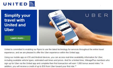 Choose from our chase credit cards to help you buy what you need. United Airlines Uber Promotion: $30 Uber Credit + 1,000 Bonus MileagePlus Miles - LoyaltyLobby