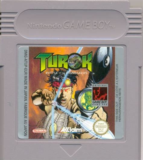Turok Battle Of The Bionosaurs Cover Or Packaging Material Mobygames