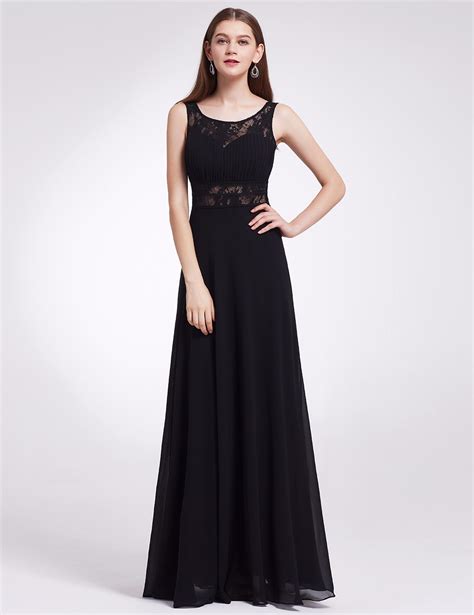 Ever Pretty Long Cocktail Wedding Black Lace Party Prom Bridesmaid Dress 08741 Ebay