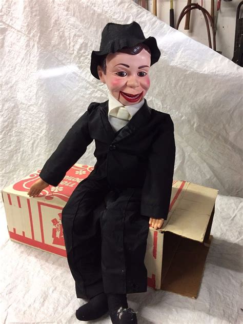 Vintage 1977 Juro Novelty Charlie Mccarthy Ventriloquist Dummy Puppet