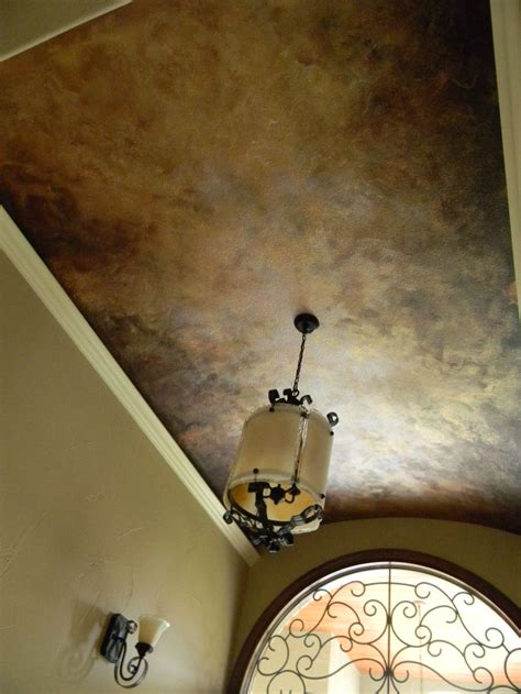 Concrete dome ceiling with painting. Another gorgeous faux ceiling! | Ceiling murals, Faux ...