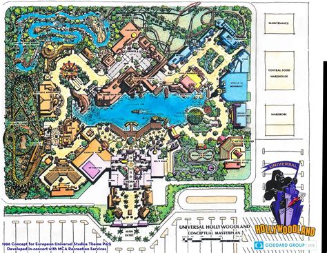 Universal Studios Uk Theme Park Theme Park Planning Theme Park Map