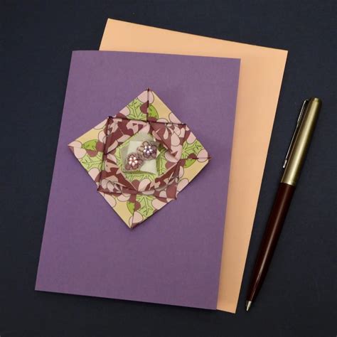Origami Card Folksy