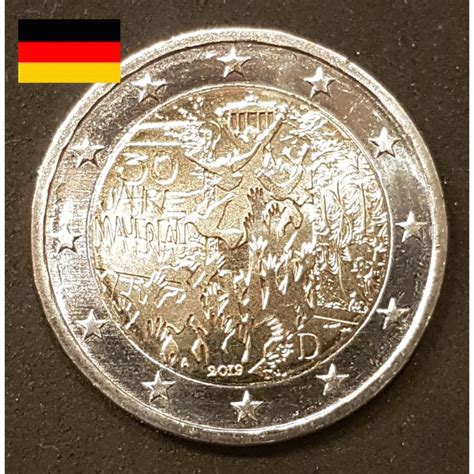 2 Euros Commémoratives Allemagne 2019 Chute De Mur De Berlin Pieces De