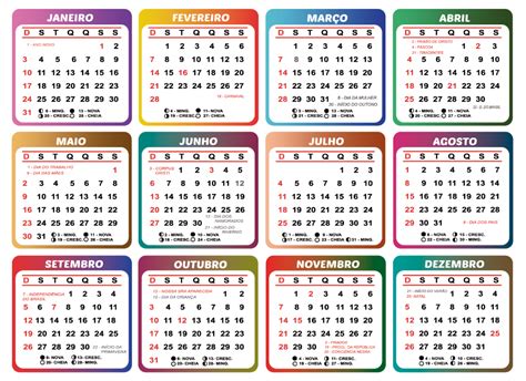 Calendário 2021 Para Imprimir → Datas E Feriados Nacionais Modelos