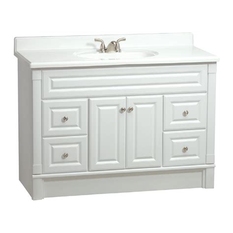 Estate By Rsi Southport White 48 In Casual Bathroom Vanity At