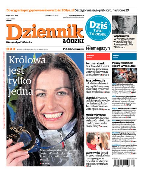 Największa gazeta regionu łódzkiego | twuko. Dziennik Łódzki - 2014-02-14 - Pierwsze strony (jedynki ...