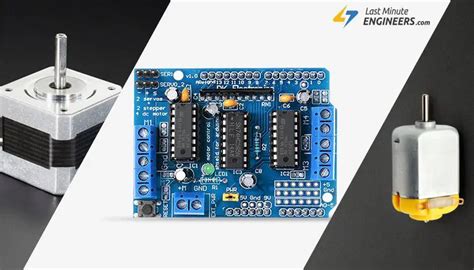 Control Dc Stepper And Servo With L293d Motor Driver Shield And Arduino