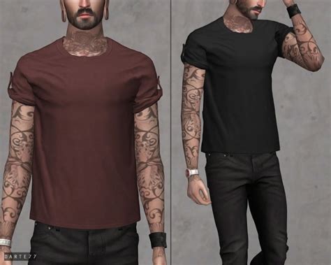 Simple T Shirt At Darte77 Sims 4 Updates