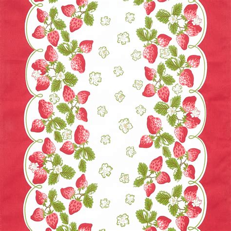 Classic Retro Toweling Strawberry Berrylicios 16 Toweling Yardage