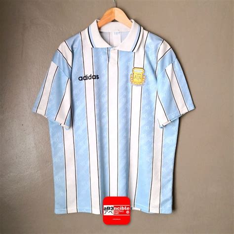 Argentina Albiceleste Unapproved Home Jersey 1994 Adidas Vintage