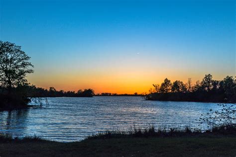 Find a park by state. Sunset at Sangchris Lake | Just southeast of Springfield ...