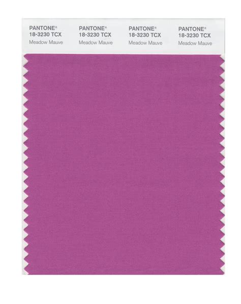 Pantone Smart Color Swatch Card 18 3230 Tcx Meadow Mauve Columbia