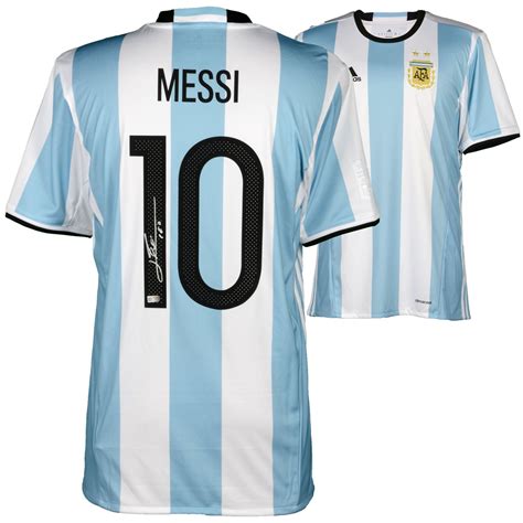 Fanatics Authentic Lionel Messi Argentina Autographed 2016 White Home