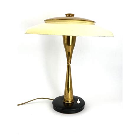 Oscar Torlasco Mid Century Mod 442 Brass Executive Desk Lamp Prod