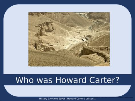 Howard Carter And Tutankhamuns Tomb Lesson Plan And Resources Ks2