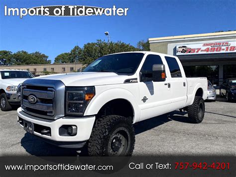 Used 2015 Ford F 250 Sd Platinum Crew Cab 4wd For Sale In Virginia