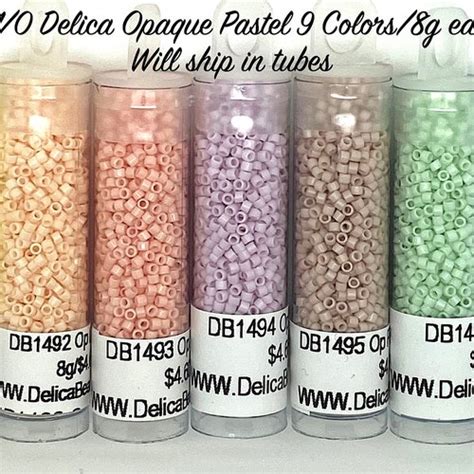 17 Colors To Choose From The New Miyuki Delica Beads 110 Etsy