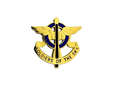 10th Aviation Regiment Army Unit Crest Soldiers Of The Sky Ira Green