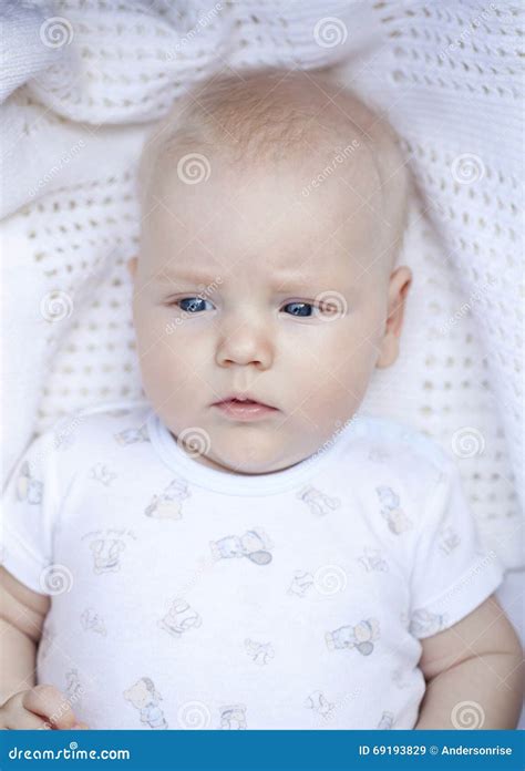 Cute Three Month Old Baby Boy Stock Image Image Of Person Open 69193829
