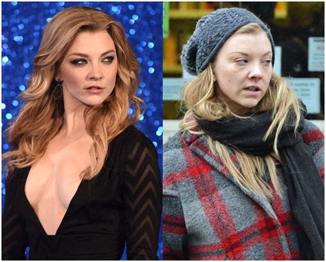 Natalie Dormer With And Without Makeup Without Makeup Natalie Dormer