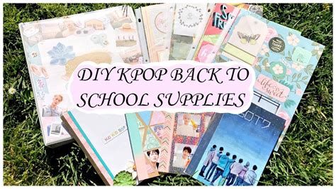 Diy K Pop School Supplies Prettyprincejin Youtube