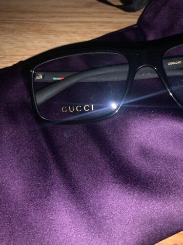 gucci gg0424o 005 rectangle black men s eyeglasses frame 58 mm 889652173191 ebay