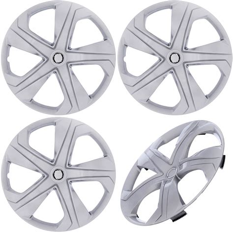 Covertrend Hub Caps 16 Inch Wheel Covers Set Of 4 Pack Silver