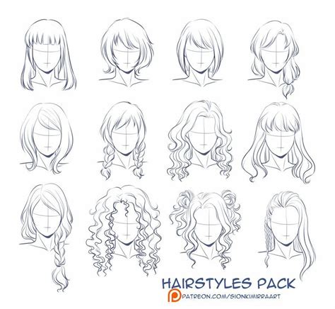 Hair References Album On Imgur Hair Sketch Sketches Drawings