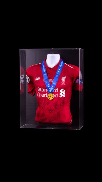 Liverpool Team Signed Champions League Final Shirt Winners Medal