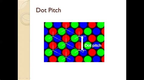Dot Pitch Measurement Of Dot Pitch Ict What Is Dot Pitch Youtube