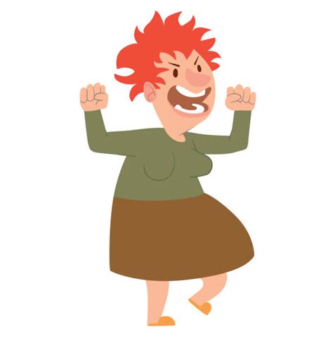 Angry Old Woman Illustrations Royalty Free Vector Graphics And Clip Art