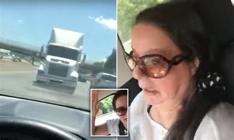 Jerk Son Terrifies His Mom With Truck Prank On Freeway Daily Mail Online