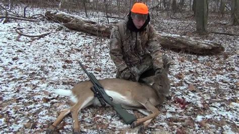 Gun Doe Kill Michigan Deer Hunting 2011 Youtube
