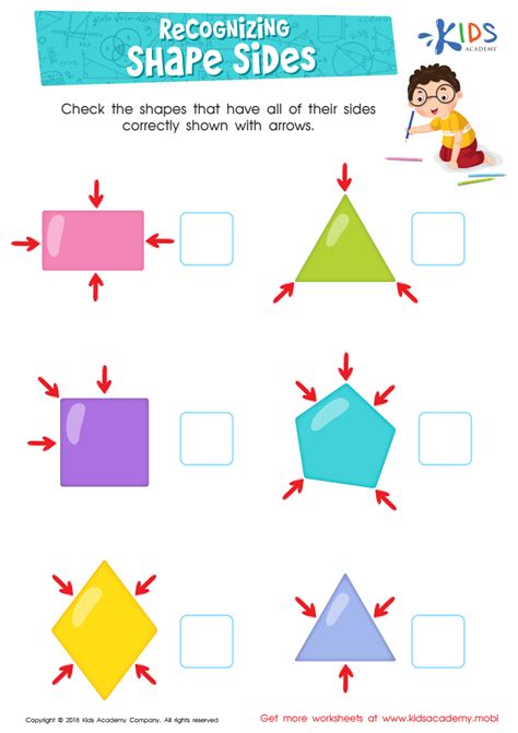 2d Shapes Worksheets For 1st Grade In Pdf