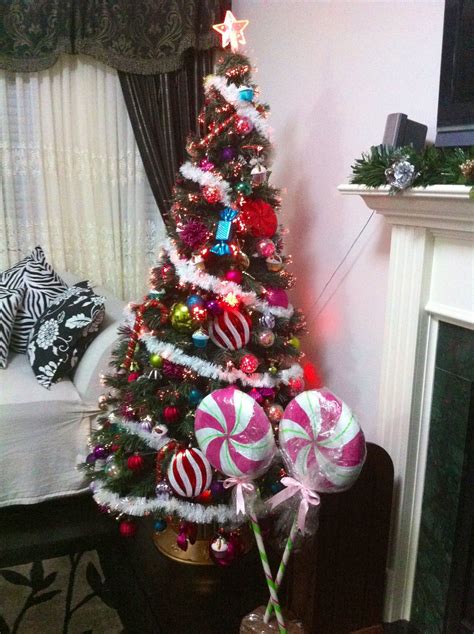 Candy Themed Christmas Tree Xmas Decorations Christmas Tree