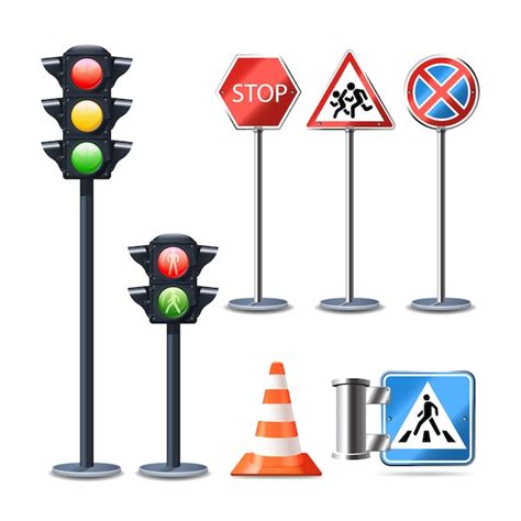 Free Traffic Lights Vectors 600 Images In Ai Eps Format