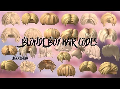 Blonde Hair Id Codes Roblox Aesthetic Roblox Hair Id Codes Novocom Top