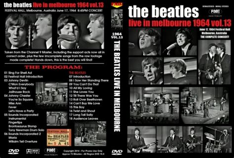 Beatles Live In Melbourne 1964 Vol13 Dvd 2014 Remaster