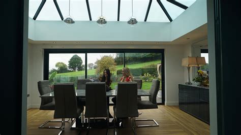 Double Orangery With Roof Lanterns In Cheshire