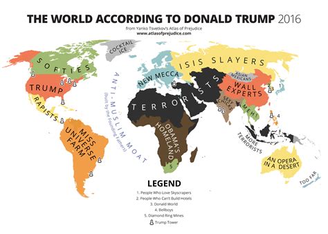 This Map Shows The World According To Donald Trump