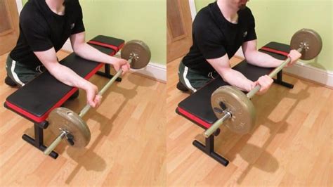 Barbell Wrist Curl For Your Forearms Seatedpalm Up