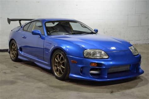 1993 Toyota Supra 57150 Miles Blue Coupe 2jz Gte 6 Speed Manual V160