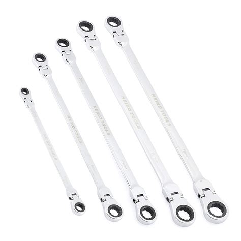 5pc Metric Double Box End Ratchet Wrench Set 03114a Econosuperstore