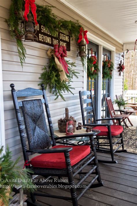 Far Above Rubies Country Christmas Porch Christmas Porch Christmas