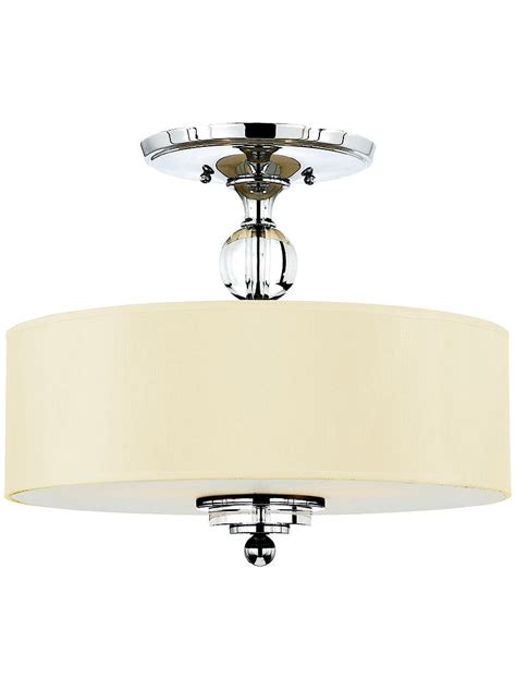 Downtown Semi Flush Ceiling Light In Polished Chrome House Of Antique