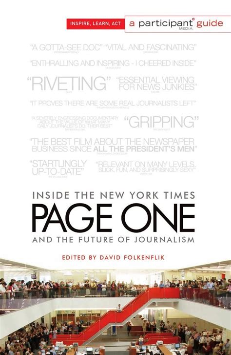 Page One Inside The New York Times And The Future Of Journalism By David Folkenflik